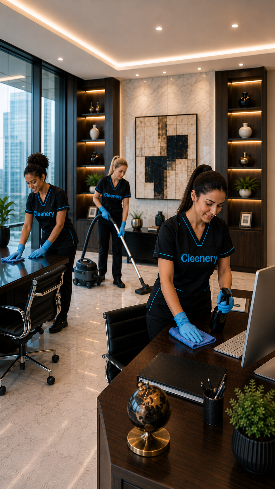 Cleenery professional cleaning team