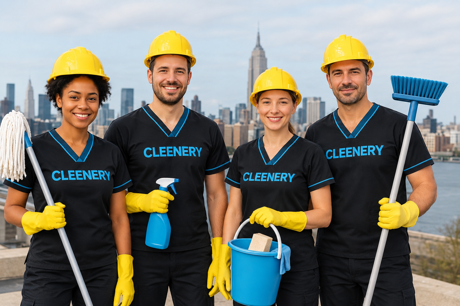 Cleenery cleaning team