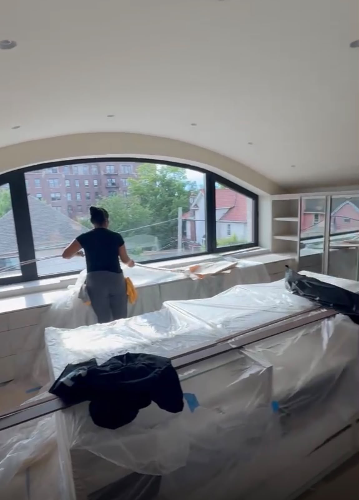 Post-construction cleaning project